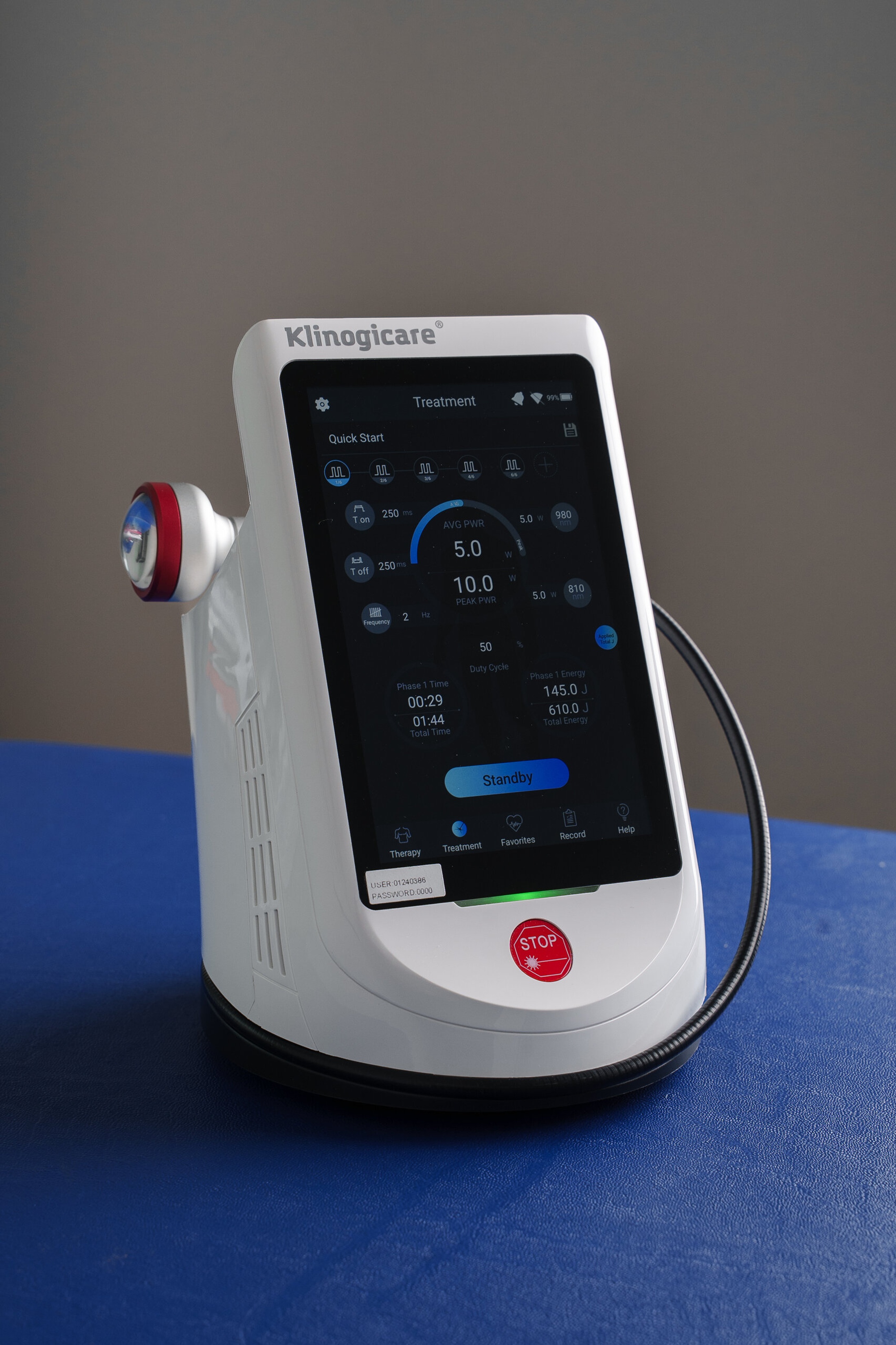 Rehabilitationsbehandlung mit Beam Ultra Power Physio Laser 45W